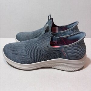 Skechers Women's Slip-ins Hands Free Shoes Size 11 Blue Stretch Fit Comfort